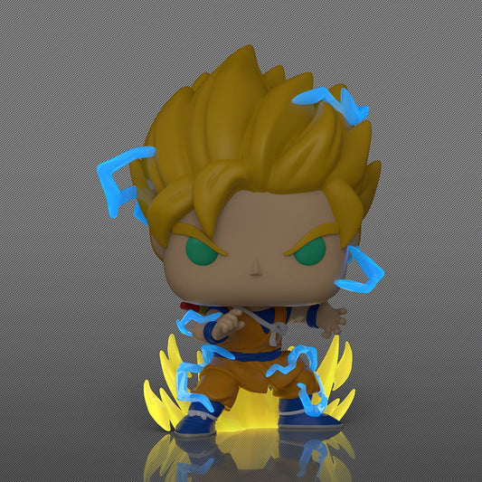 Figura Dragon Ball Daima – POP! Animation #2305 – Super Saiyan 2 Son Goku (Mini) GLOW CHASE