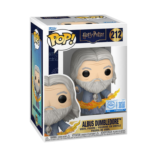 Figura Harry Potter – POP! Harry Potter #212 – Albus Dumbledore (Flames) SE