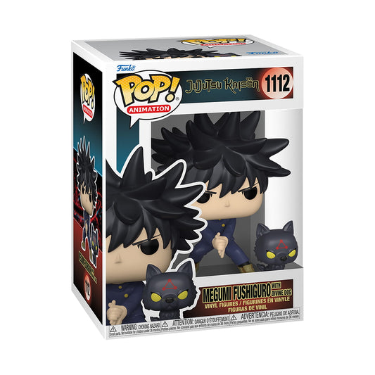 Figura Jujutsu Kaisen – POP! & Buddy Animation #1112 – Megumi Fushiguro with Divine Dog