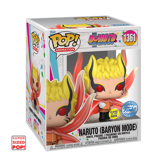 Figura Boruto: Naruto Next Generations – POP! SUPER Animation #1361 – Naruto (Baryon Mode) GITD SE