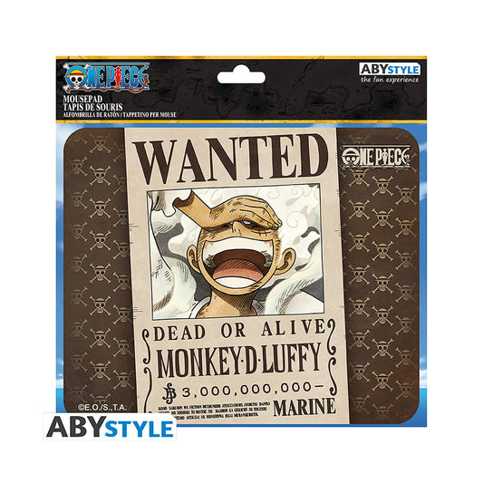 Tapete de Rato One Piece – Wanted Monkey D. Luffy (3 Billion Berry Bounty)
