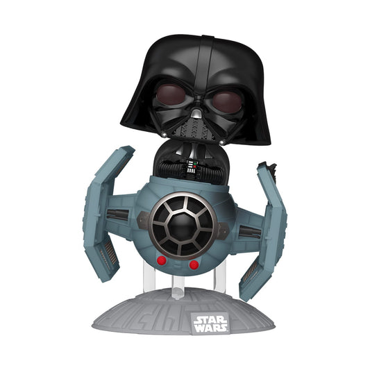 Figura Star Wars – POP! Rides Deluxe Star Wars #742 – Darth Vader with Tie Advanced x1 Starfighter