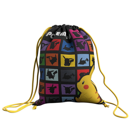 Saco de Ginásio Pokémon – Pikachu Silhouette 43cm