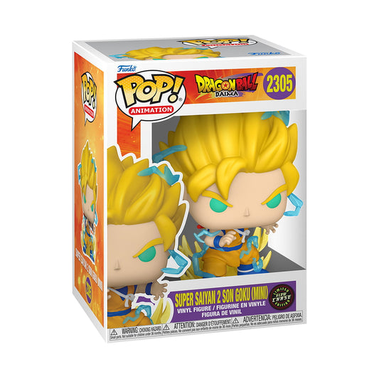 Figura Dragon Ball Daima – POP! Animation #2305 – Super Saiyan 2 Son Goku (Mini) GLOW CHASE