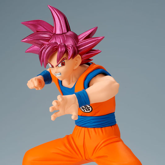 Figura Dragon Ball Super – Match Makers – Super Saiyan God Son Goku (VS Beerus)