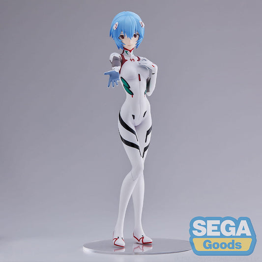 Figura Evangelion 3.0+1.0 Thrice Upon a Time – SPM – Rei Ayanami (Hand Over/Momentary White Ver.)
