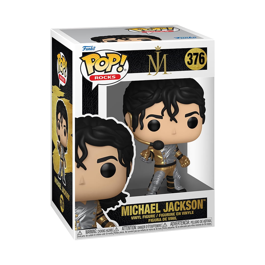 Figura Michael Jackson – POP! Rocks #376 – Michael Jackson (History Wo ...