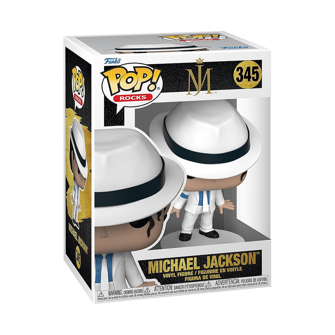 Figura Michael Jackson – POP! Rocks #345 – Michael Jackson (Smooth Cri ...