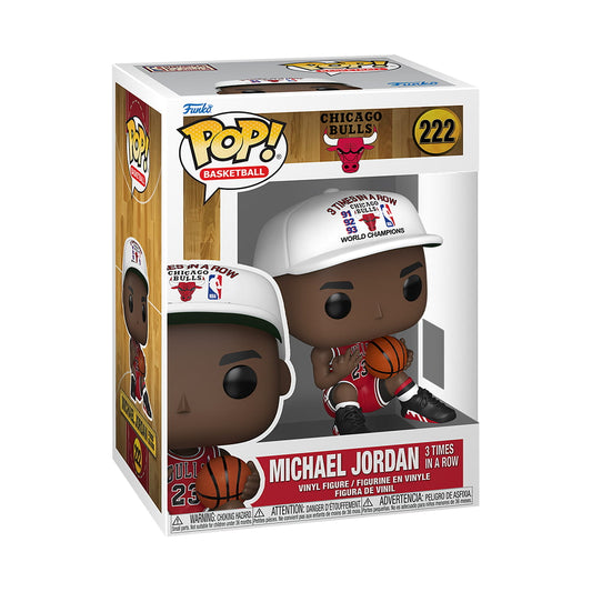 Figura NBA Chicago Bulls – POP! Basketball #222 – Michael Jordan (3 Times in a Row)