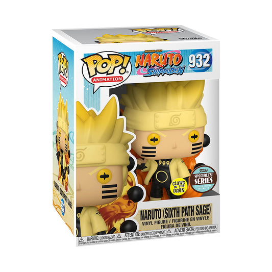 Figura Naruto Shippuden – POP! Animation #932 – Naruto (Sixth Path Sage) GITD Specialty Series