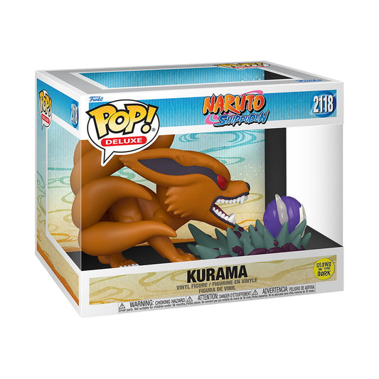 Figura Naruto Shippuden – POP! Deluxe Animation #2118 – Kurama GITD