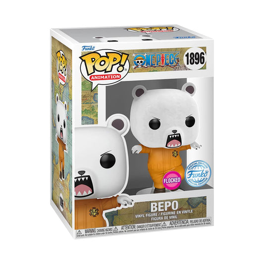 Figura One Piece – POP! Animation #1896 – Bepo (Flocked) SE