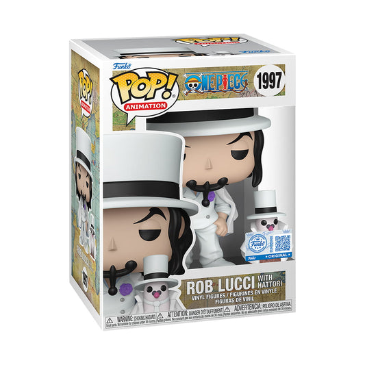 Figura One Piece – POP! & Buddy Animation #1997 – Rob Lucci with Hattori SE