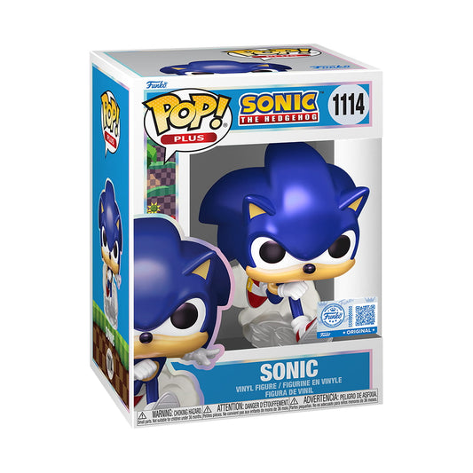 Figura Sonic the Hedgehog – POP! Plus Games #1114 – Sonic (Pearlescent) SE