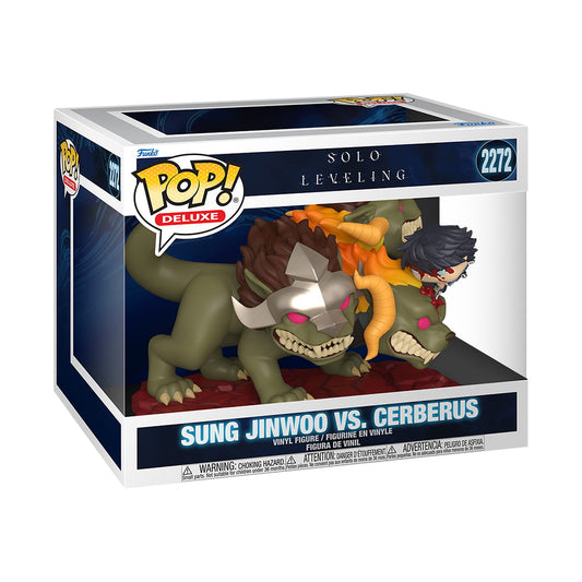 Figura Solo Leveling – POP! Deluxe Animation #2272 – Sung Jinwoo vs. Cerberus