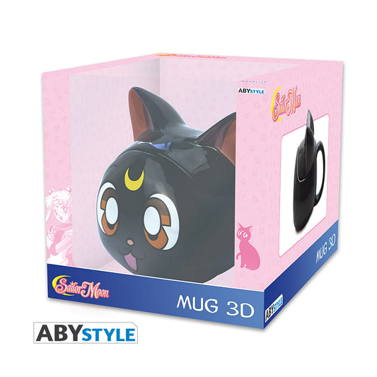 Caneca 3D Sailor Moon – Luna 350ml