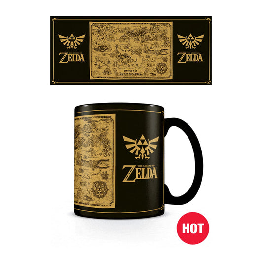 Caneca Termossensível The Legend of Zelda – Map Silhouette 315ml