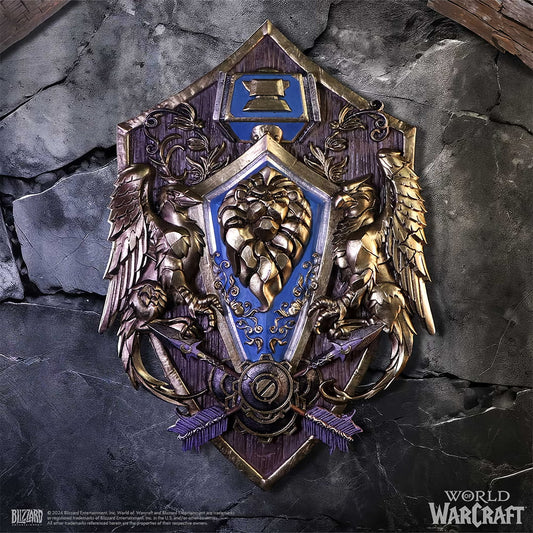 Placa de Parede World of Warcraft – Alliance 30cm